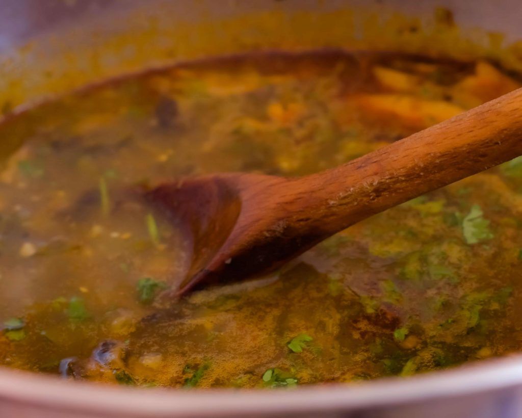 Caldo de Sopa de tomatillo de mlpa