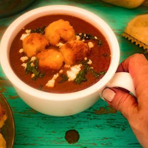Sopa Tarasca & Buñuelos de Maíz