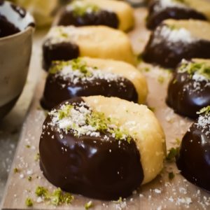 Galletas de Coco con Chocolate