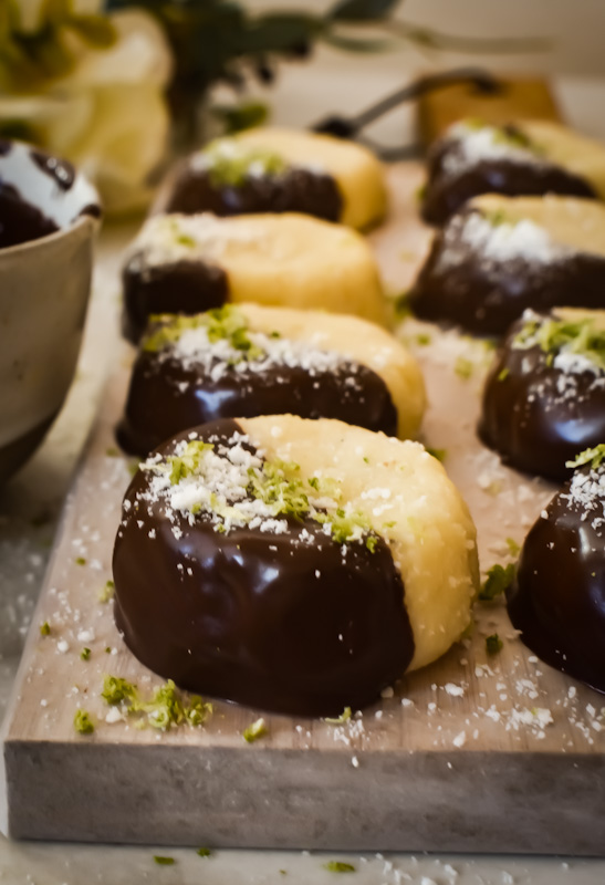 Galletas de Coco con Chocolate